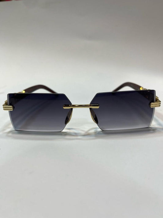 Rimless Glassess with Leopard